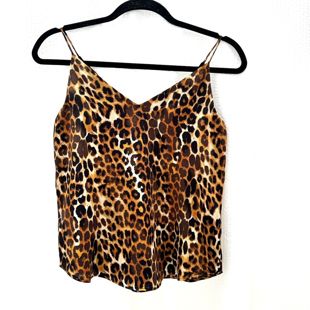 Express Leopard Print Downtown Cami Size XXS